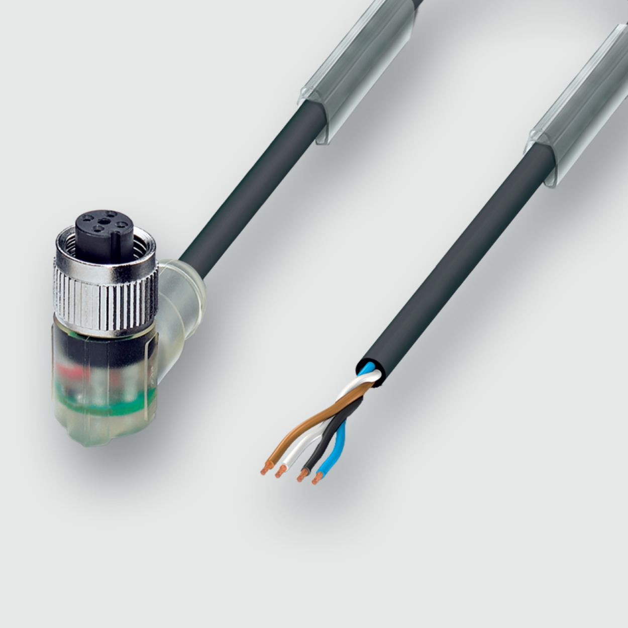 Actuator Sensor cable assembly|Actuator Sensor cable extrusion|M 12 Connection cable|M 12 Connection cable
