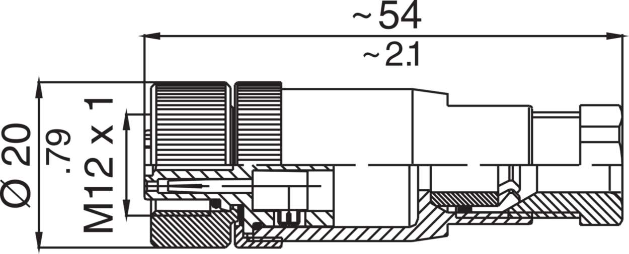 Actuator Sensor cable assembly|Configurable connector|M 12|M 12