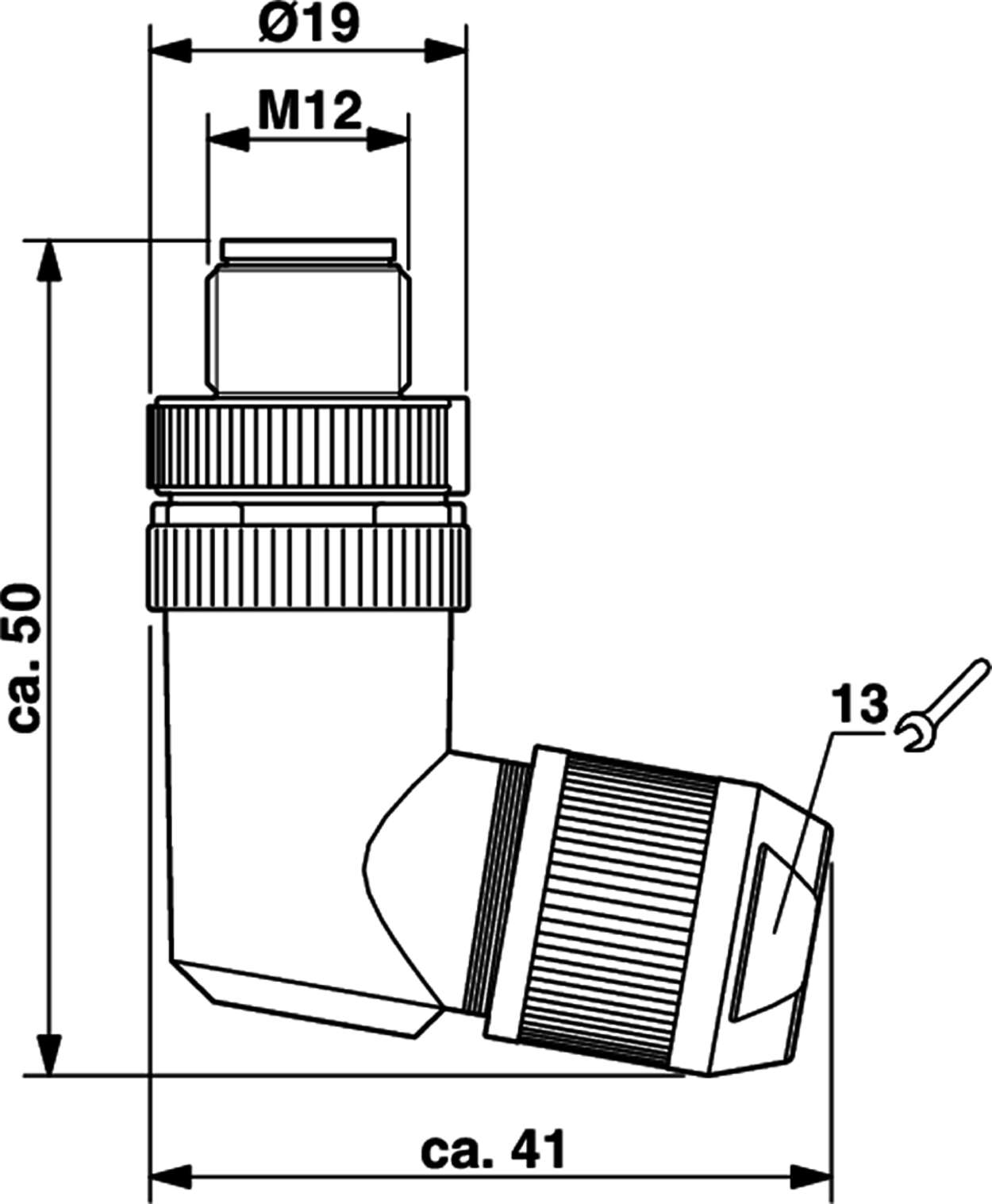Actuator Sensor cable assembly|Configurable connector|M 12|M 12