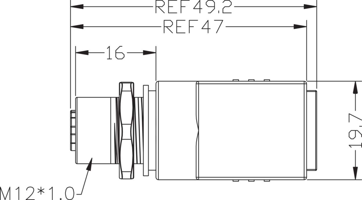 Actuator Sensor cable assembly|Panel connector|RJ45|RJ45