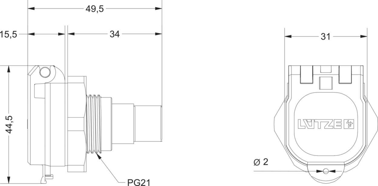 Actuator Sensor cable assembly|Panel connector|USB|USB