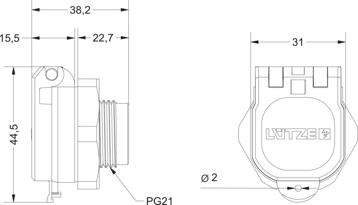 Actuator Sensor cable assembly|Panel connector|USB|USB