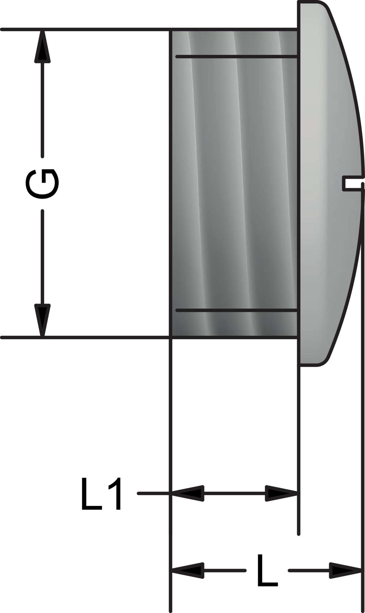 Cable fitting + accessories|Adapter|BLMS metal|metric