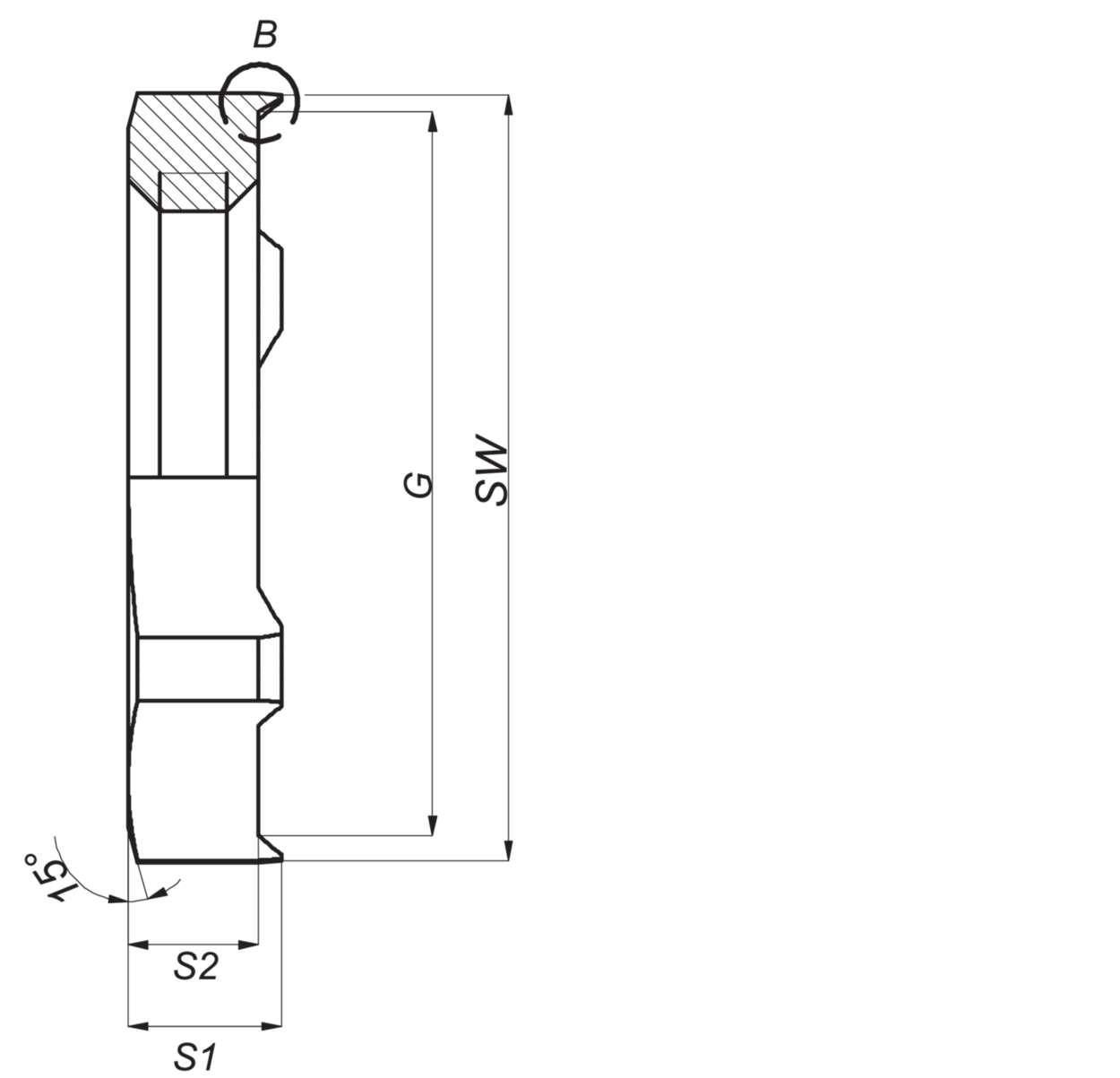 Cable fitting + accessories|Adapter|GMS-EMC metal|metric