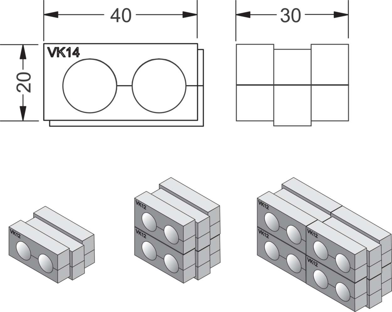 Cable fitting + accessories|Cablefix Vario|Rubber module|Rubber module