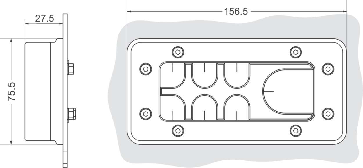 Cable fitting + accessories|Kabeldurchführungssystem|Cablefix One|Cablefix One