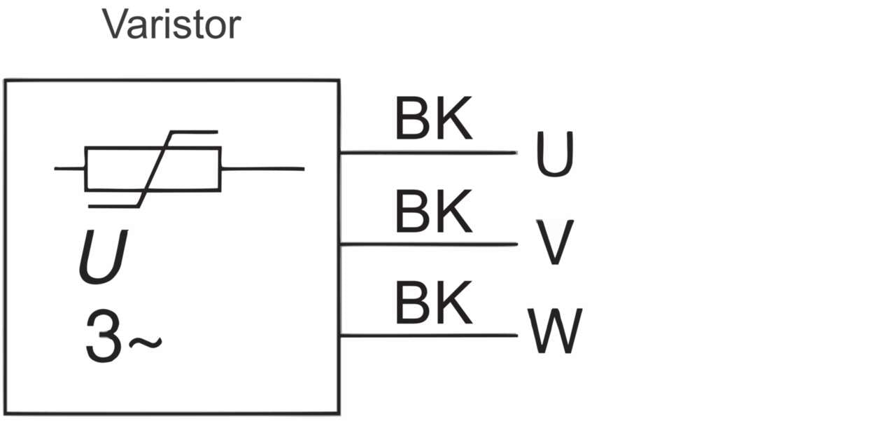 Protection and suppression techn|Motor suppression|In the control cabinet|In the control cabinet