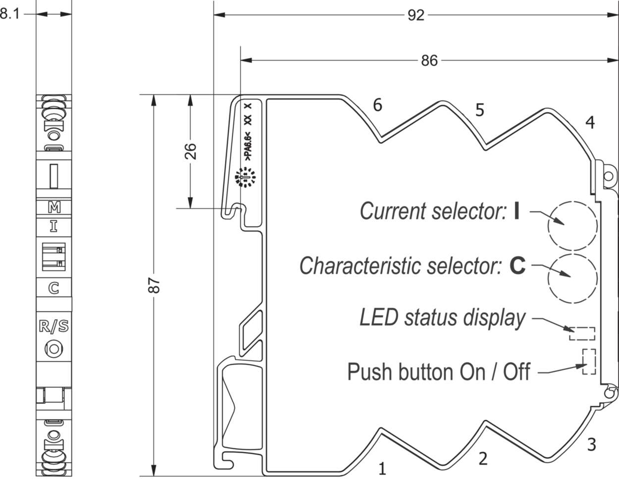 Function module|Line protection|Controllable switch|Controllable switch