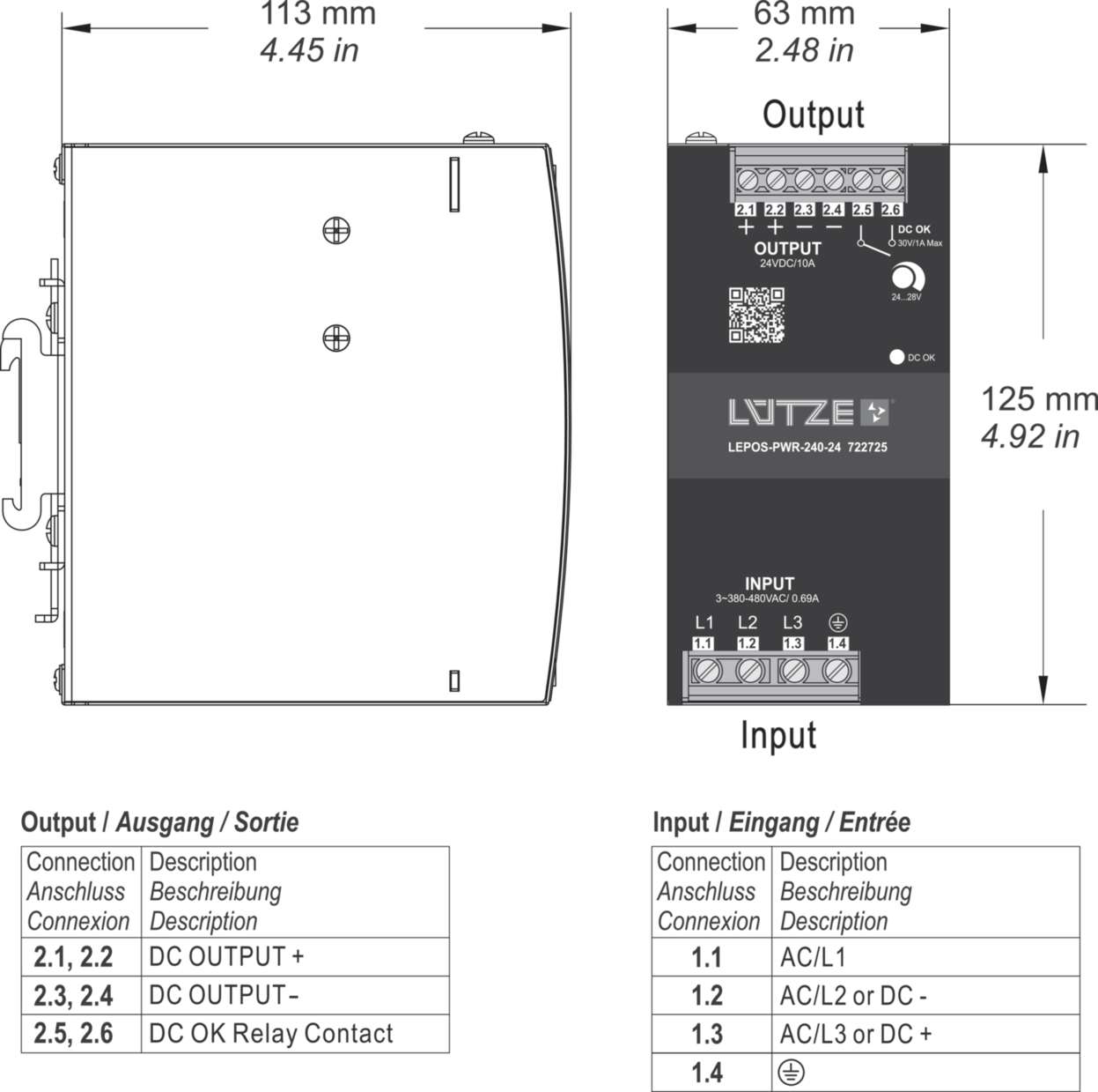 Power Supply|SNT|AC/DC|three-phase