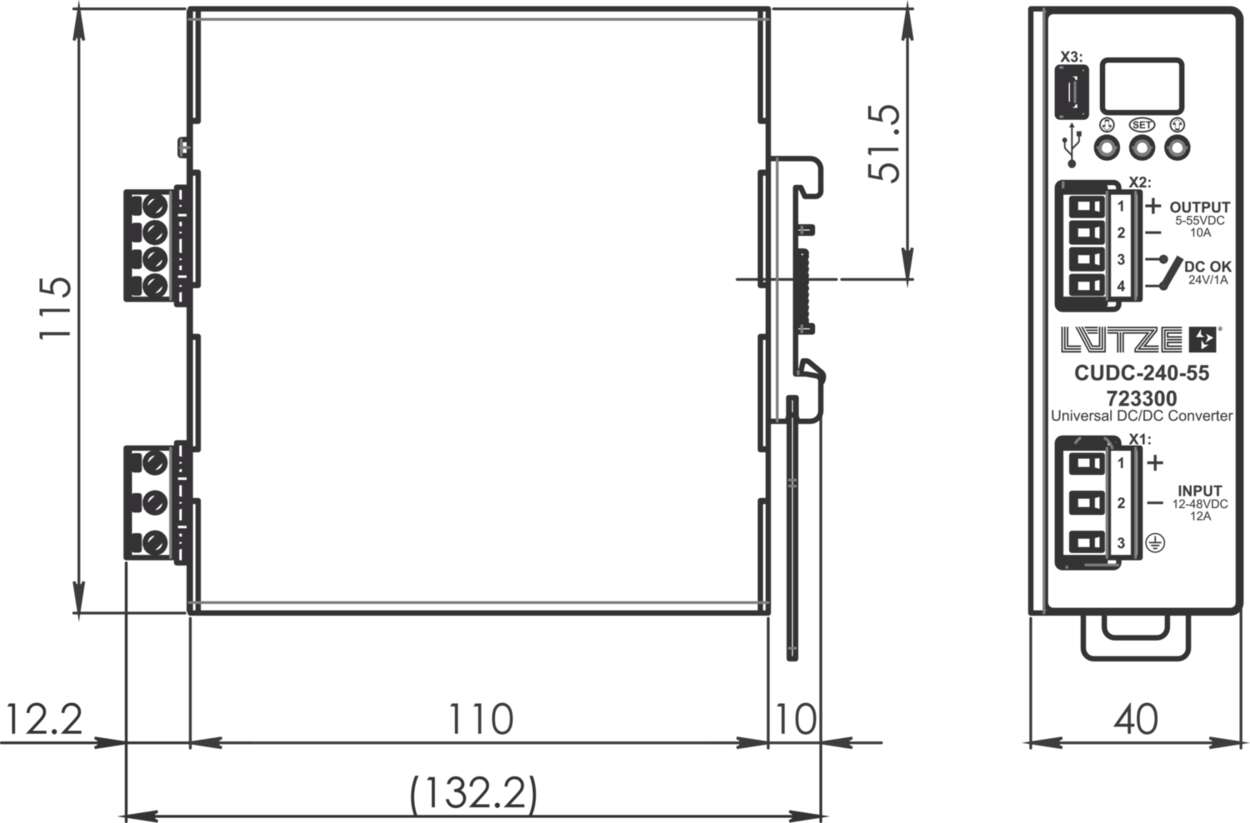 Power Supply|DC/DC|DIN Rail|DIN Rail