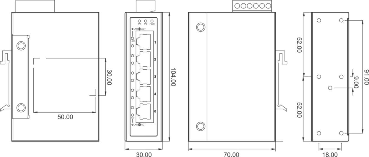 Communication|Industrial Ethernet|Unmanaged Switch|Unmanaged Switch
