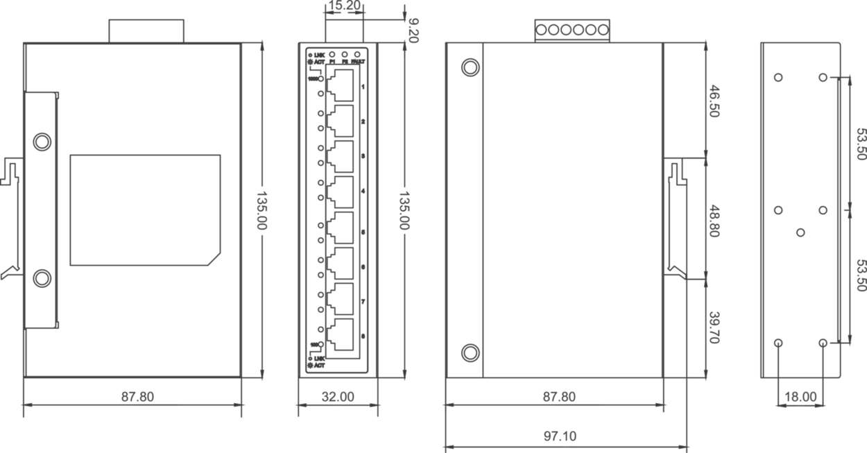 Communication|Industrial Ethernet|Unmanaged Switch|Unmanaged Switch