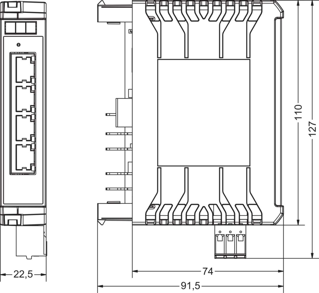 Communication|Industrial Ethernet|Unmanaged Switch|Unmanaged Switch