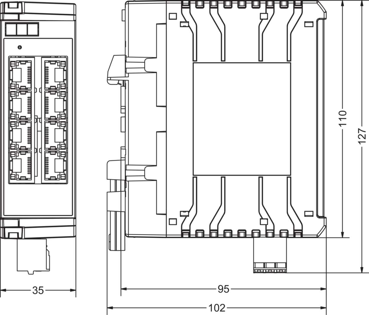 Communication|Industrial Ethernet|Unmanaged Switch|Unmanaged Switch