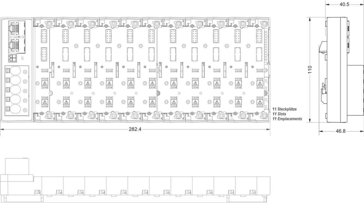 Housing|LCOS|Supply set BUS|70 mm