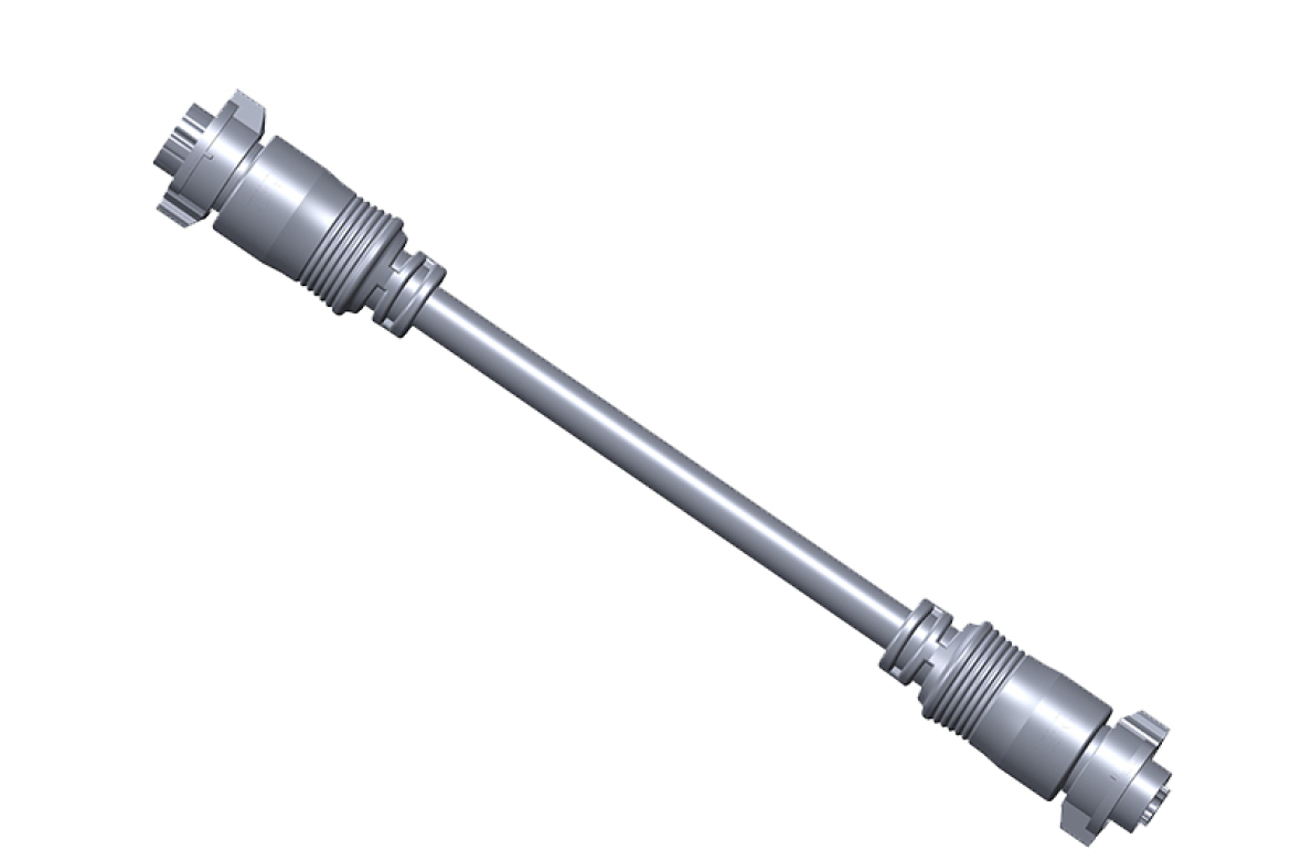 AB-DCD06FL-DCDBL-QC010 X-Lok Push Lock Connector