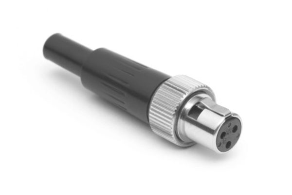 AG5FL 5 PoleMini XLR  Cable Connector,GTYPE, Female, Stamped Contacts, Nickel Finish