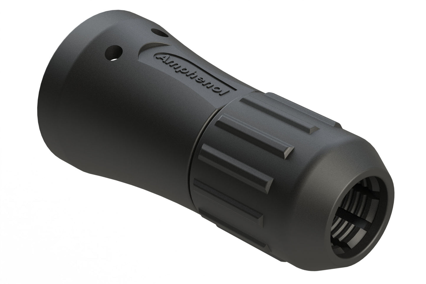 AHD-09SR Backshell for AHD Series 9 position. M902-2194, M902-2054 (compression nut)