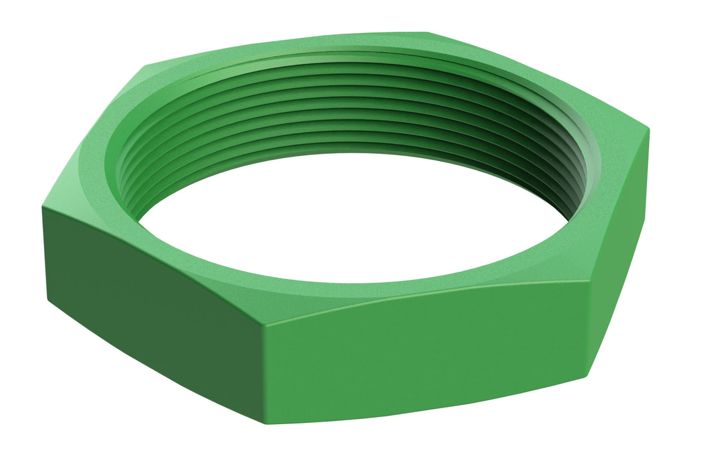 AHD17-PN01-GRN AHD Series 9 Pin PANEL NUT (used on the AHD17-9-1939PES80) GREEN