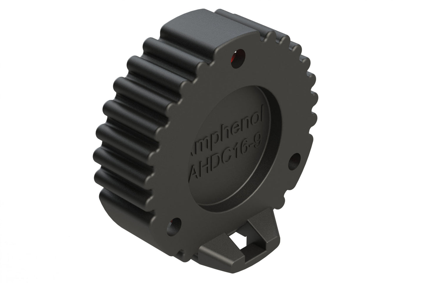 AHDC-16-9-BLK 9 Position Receptacle Cap. HDC16-9-E004