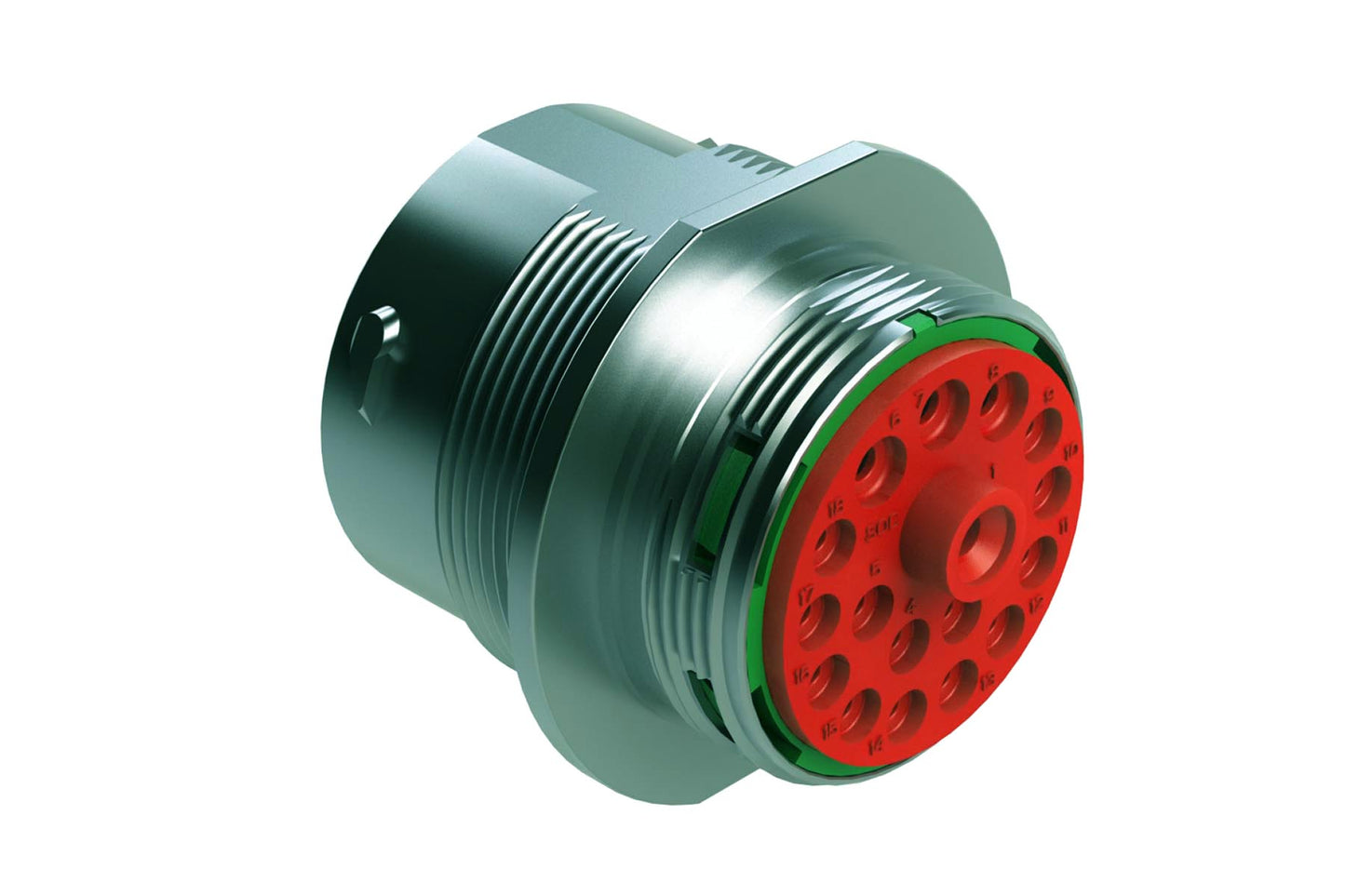 AHDM04-24-18SN 18 Position Receptacle, Shell Size 24, Socket, Standard Seal, Wide Thread. HD34-24-18SN