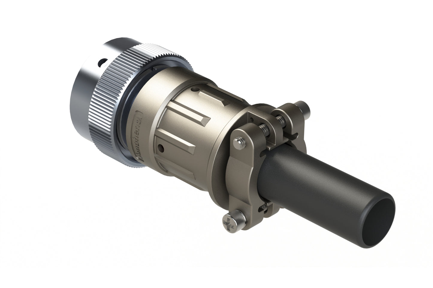 AHDM06-18-06PN-059 6 Position Plug Kit, Shell Size 18, Pin, Wide Thread, Cable Clamp Backshell. HD36-18-6PN-059