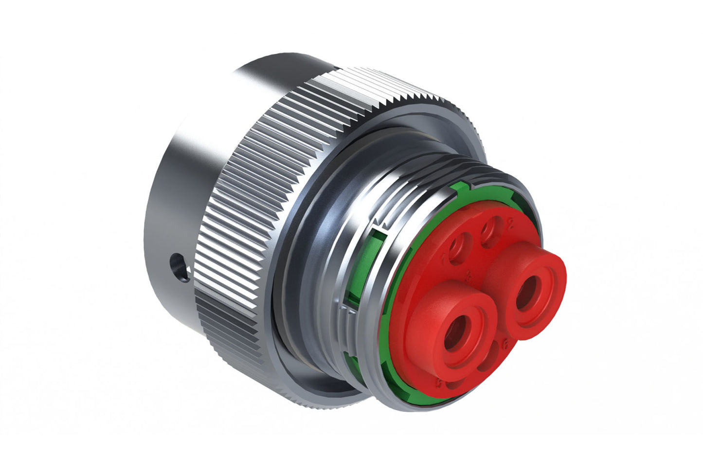 AHDM06-18-06SN 6 Position, Plug, Socket, Size 18, Normal Seal, Wide Thread. HD36-18-6SN