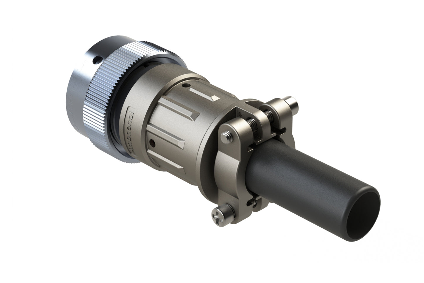 AHDM06-18-08SN-059 8 Position Plug Kit, Shell Size 18, Socket, Standard Seal, Wide Thread, Cable Clamp Backshell. HD36-18-8SN-059