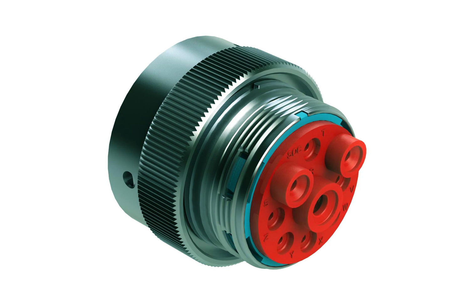 AHDM06-24-09SR 9 Position Plug, Shell Size 24, Socket, Reduced Diameter Seal, Wide Thread. HD36-24-9SN-L005