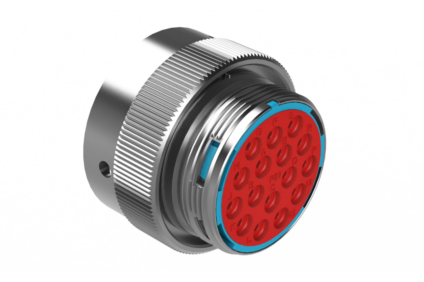 AHDM06-24-16PR 16 Position Plug Kit, Shell Size 24, Pin, Reduced Diameter Seal, Wide Thread. HD36-24-16PE