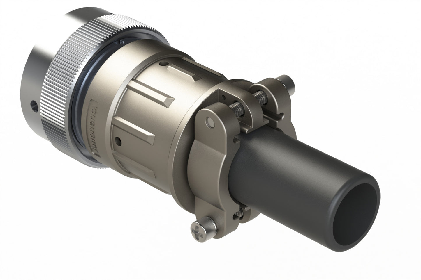 AHDM06-24-33PN-059 33 Position Plug KitShell Size 24, Pin, Plastic, Normal Diameter Rear Seal, Integrated Wide Thread (Green Retaining Ring), Cable Clamp Backshell. HD36-24-33PN-059