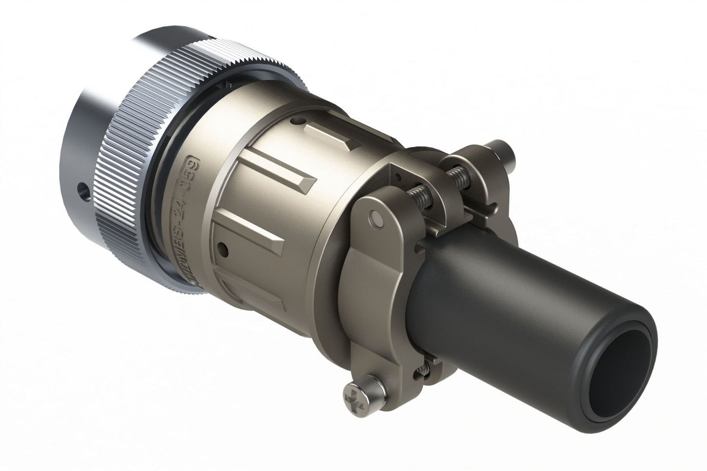 AHDM06-24-91SN-059 9 Position ISOBUS Plug Kit, Socket, Shell Size 24, Normal Seal, Wide Thread Adapter (WTA). HD36-24-91SN-059