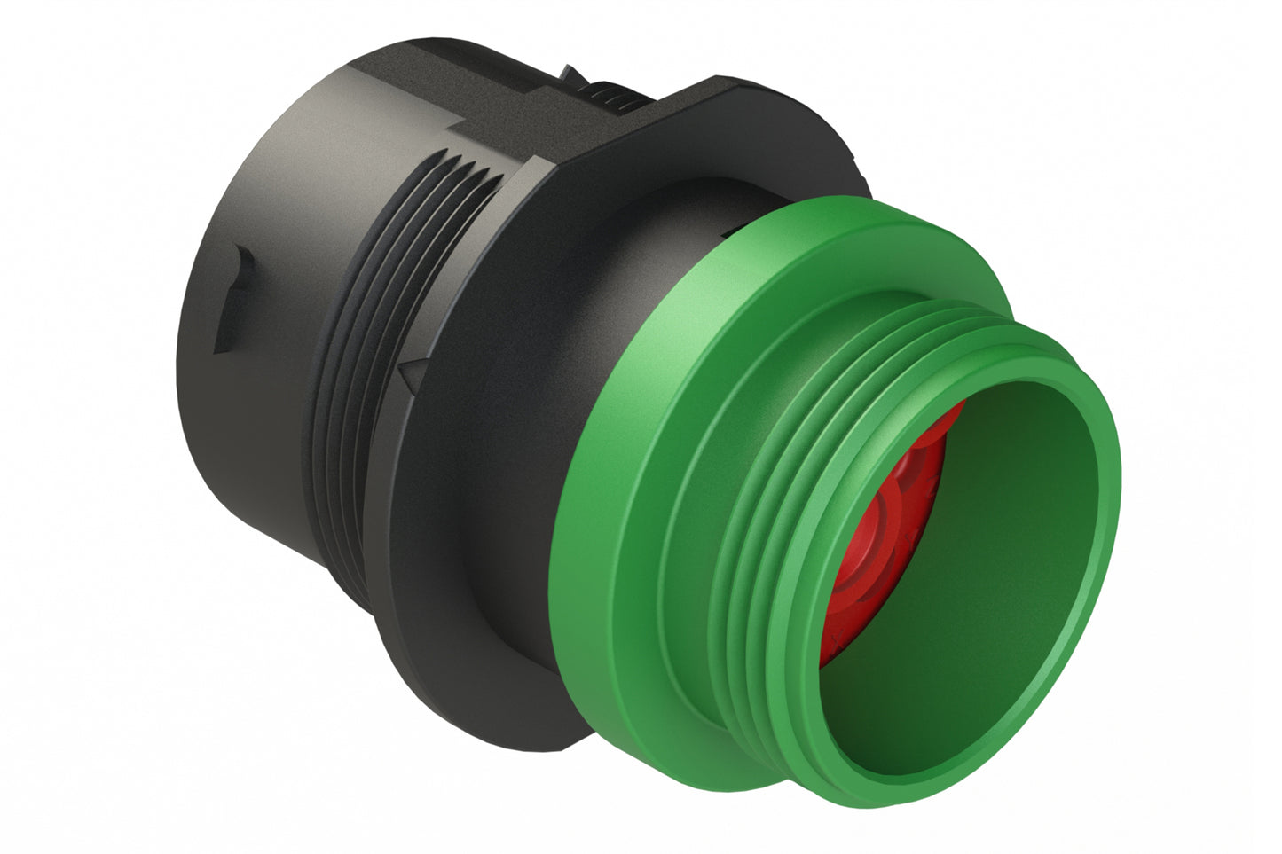 AHDP04-24-09PN-STA 9 Position Receptacle, Pin, Shell Size 24, Normal Diameter Seal (Green Adapter), Small Thread Adapter. HDP24-24-9PN-L015