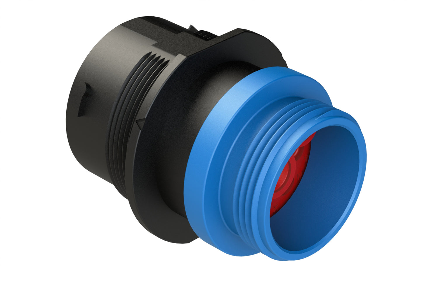 AHDP04-24-09SR-STA 9 Position Receptacle, Socket, Shell Size 24, Reduced Diameter Seal (Blue Adapter), Small Thread Adapter. HDP24-24-9SE-L015