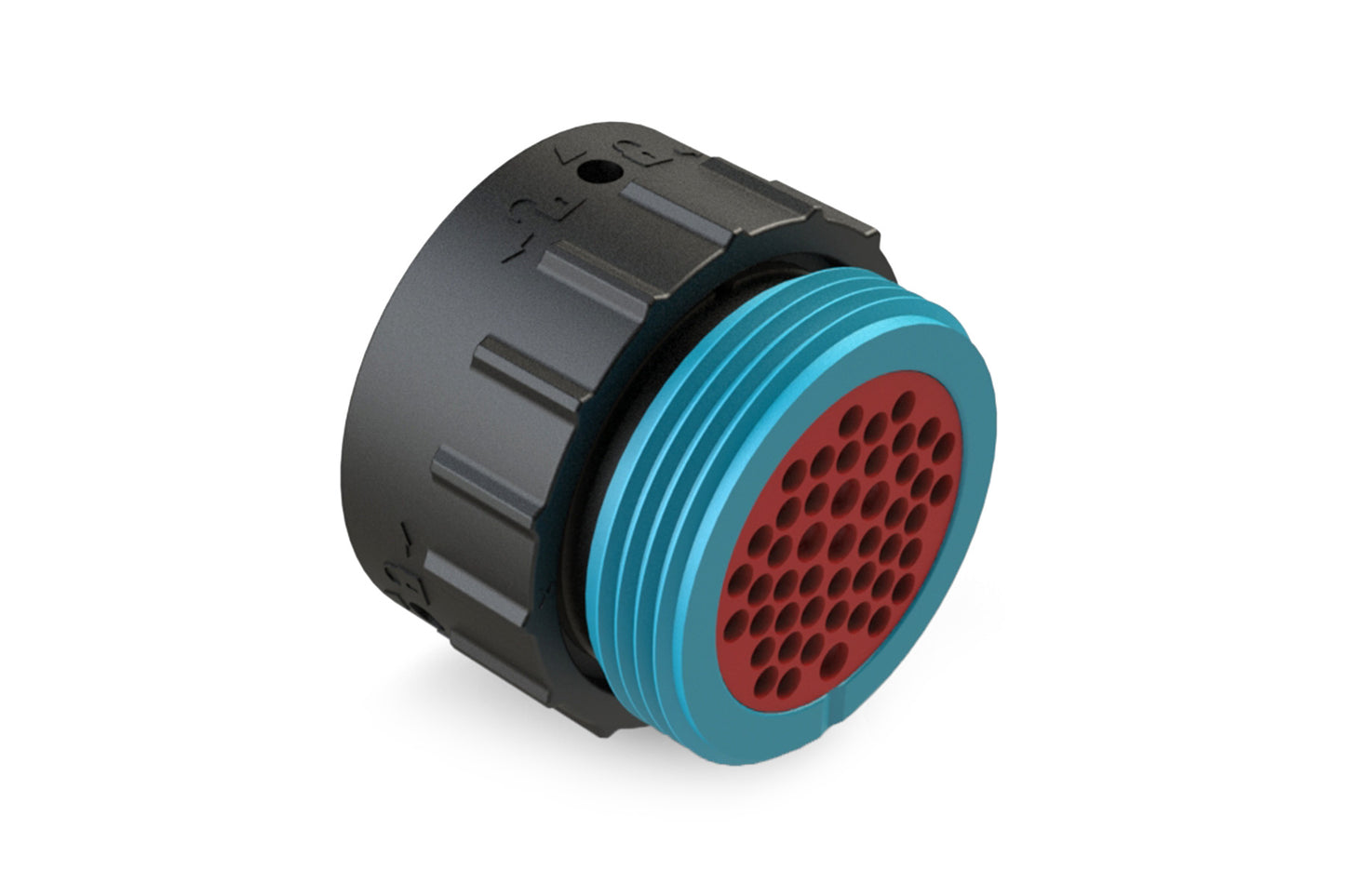 AHDP06-24-47SR-WTA 47 Position Plug, Socket, Shell Size 24, Reduced Diameter Seal (Blue Adapter), Wide Thread Adapter. HDP26-24-47SE-L024
