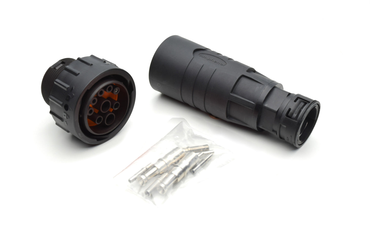 AHDP06-24-91S-BS3-K06S Isobus connector with conduit adapter NW23, Kit incl. Contacts (2x VN 02 036 0026 6 ; 2x AT62-12-0166; 4x AT62-16-0822)