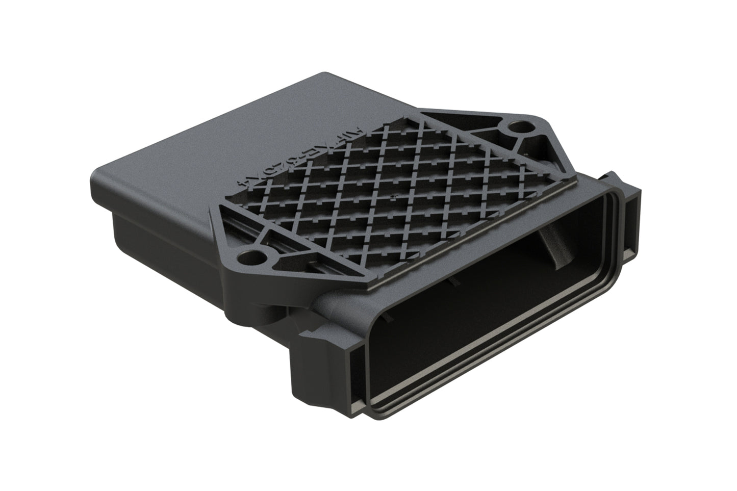 AIPXE-325X4A Black, PCB Enclosure with Vent Hole. EEC-325X4A