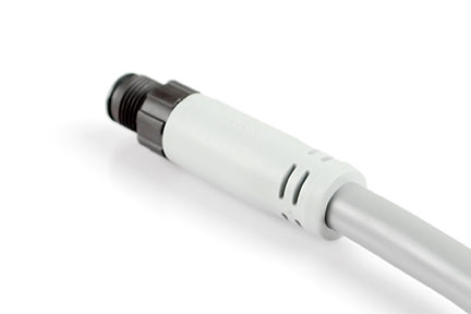 AM-N05P-M20 M12 Single ended Cable Assembly, 5 Positions, NMEA 2000 Plug, Male Pin, 20 Meters length