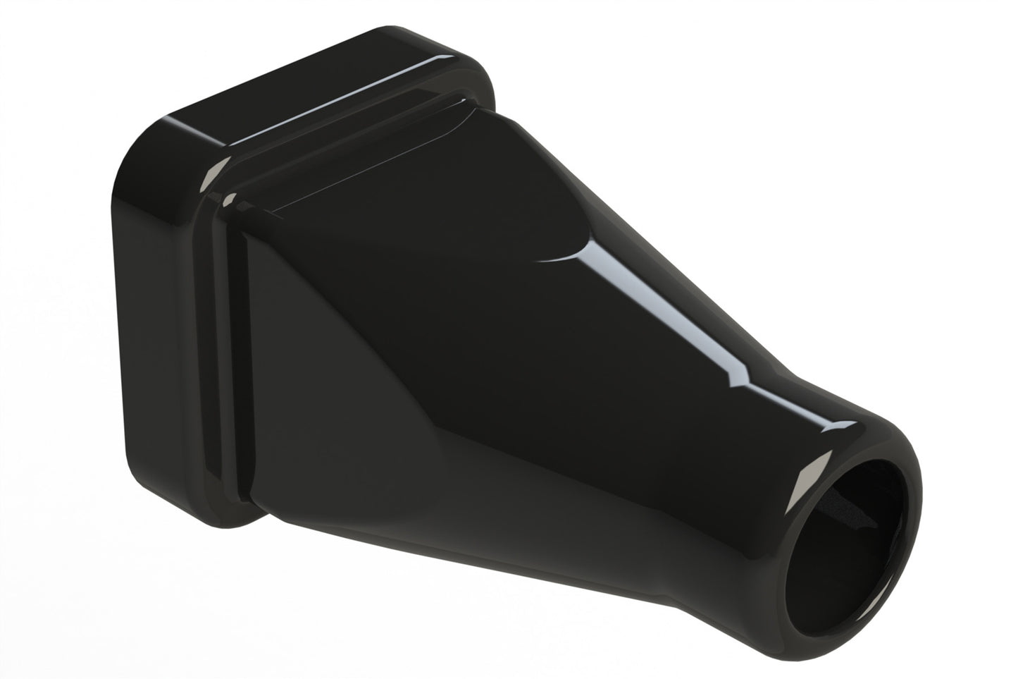 ARB48-BT Boot for 48 & 60 Receptacles and Plugs Connectors, Right Angle, Black. DRB48-60-BT