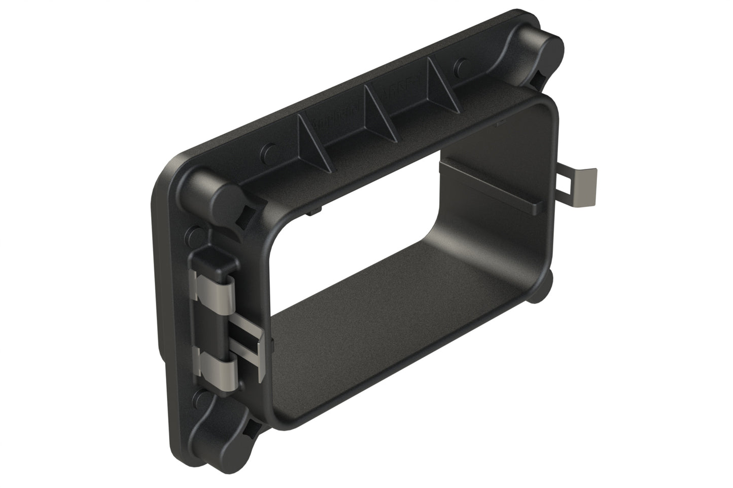 ARBF-1B Interface Flange for 102, 128 Position Receptacles, Keyed B, Black. DRBF-1B