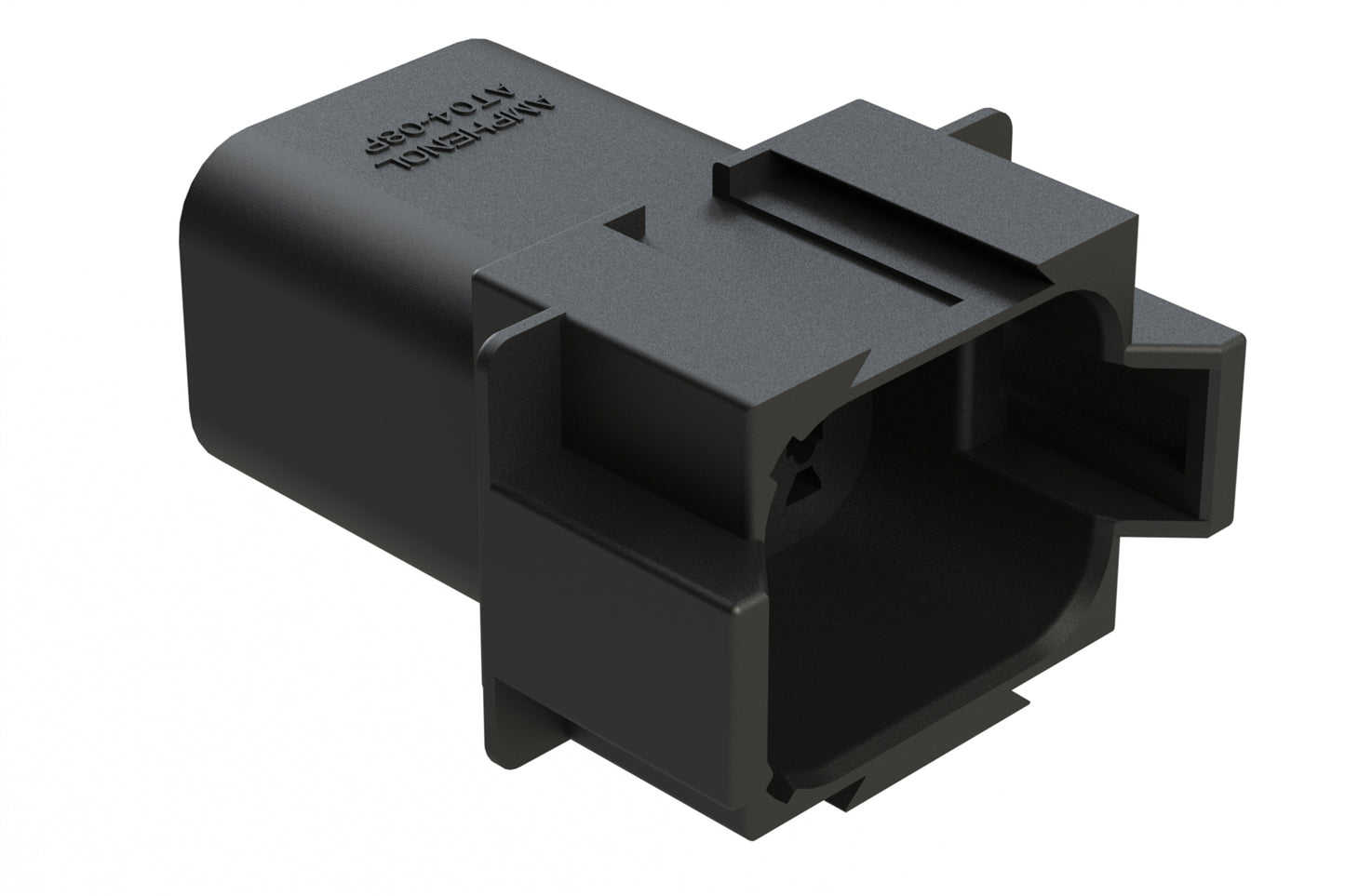 AT04-08PB 8-Way Receptacle, Male Connector with B Position Key. DT04-08PB