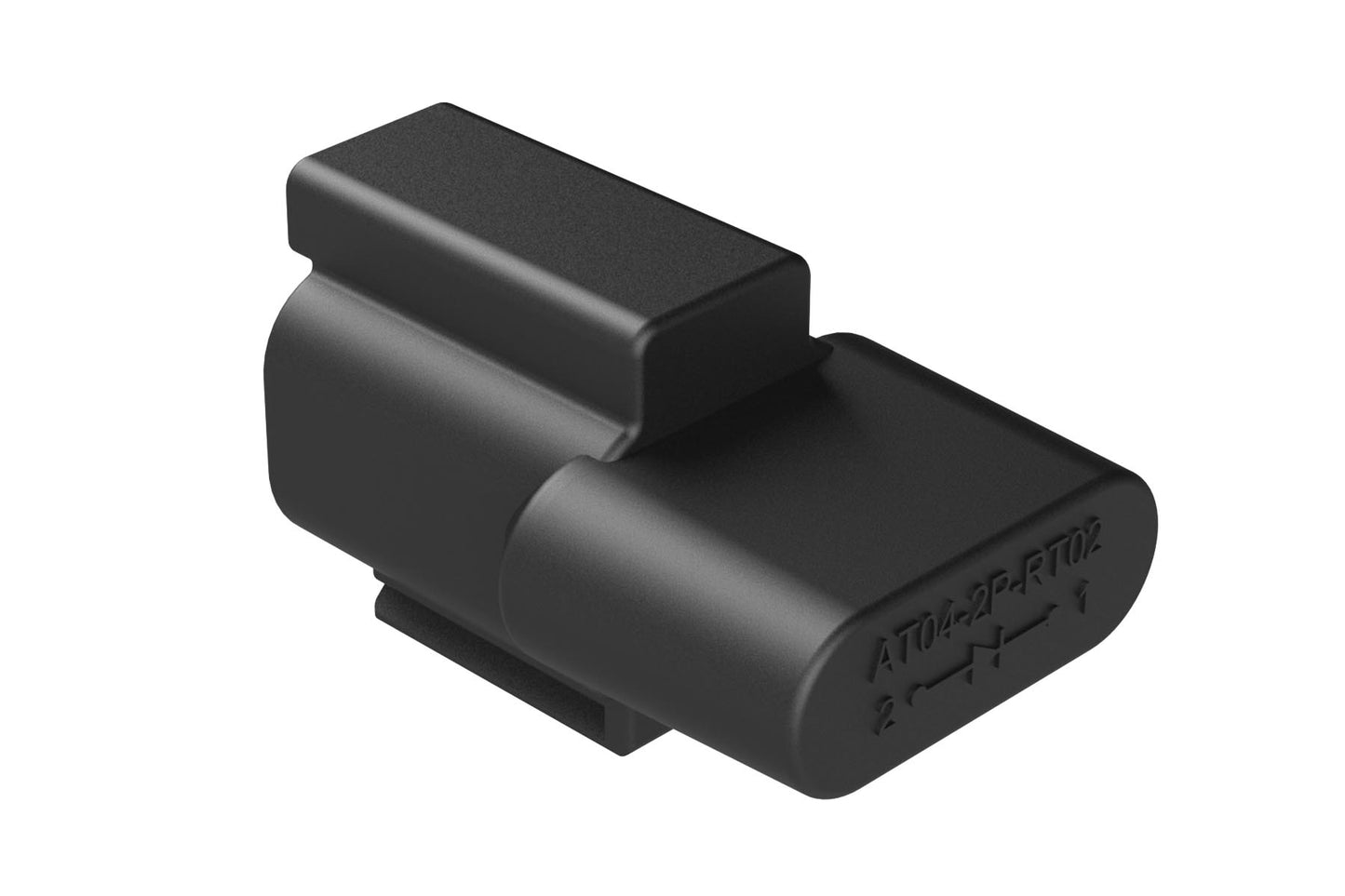 AT04-2P-RT02 2 Position Receptacle, Pin, Terminator. DT04-2P-RT02