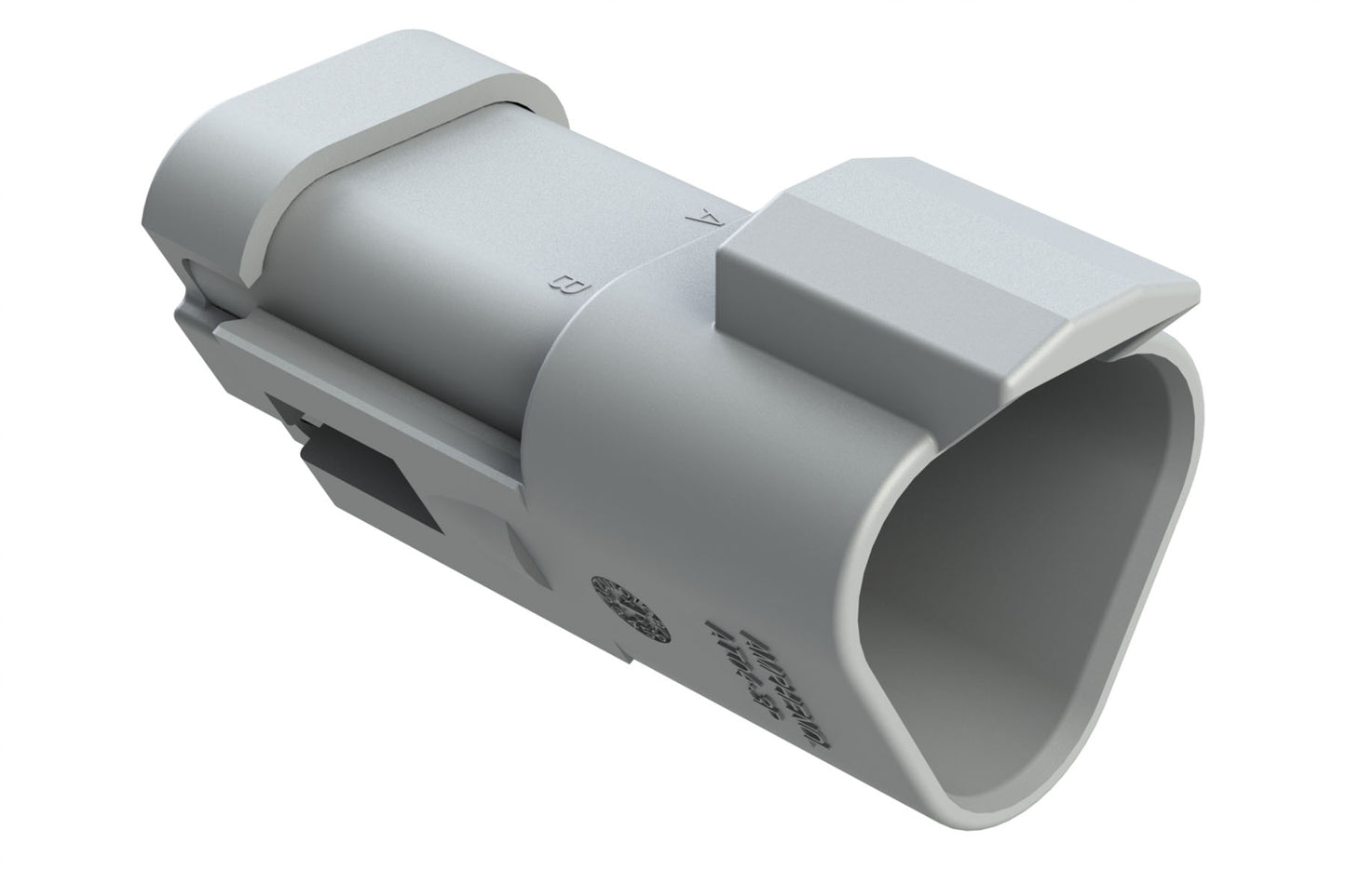 AT04-3P-RJ120 3-Way Receptacle, Male Connector with 120 OHM Terminating Resistor (J1939). DT04-3P-P006