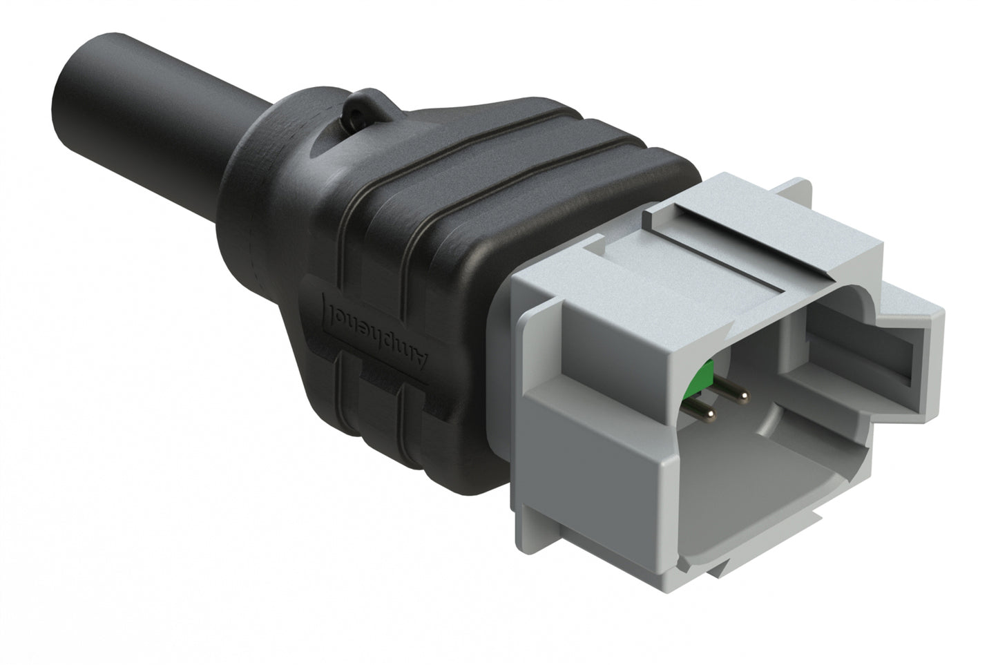 AT04GY-08PA-N-TPE-M2 8 Position Receptacle Single-Ended Molded Cable Assembly. Black TPE, Uses Connector AT04-08PA, 2 Meter Length. DT04-8P-2156-2M