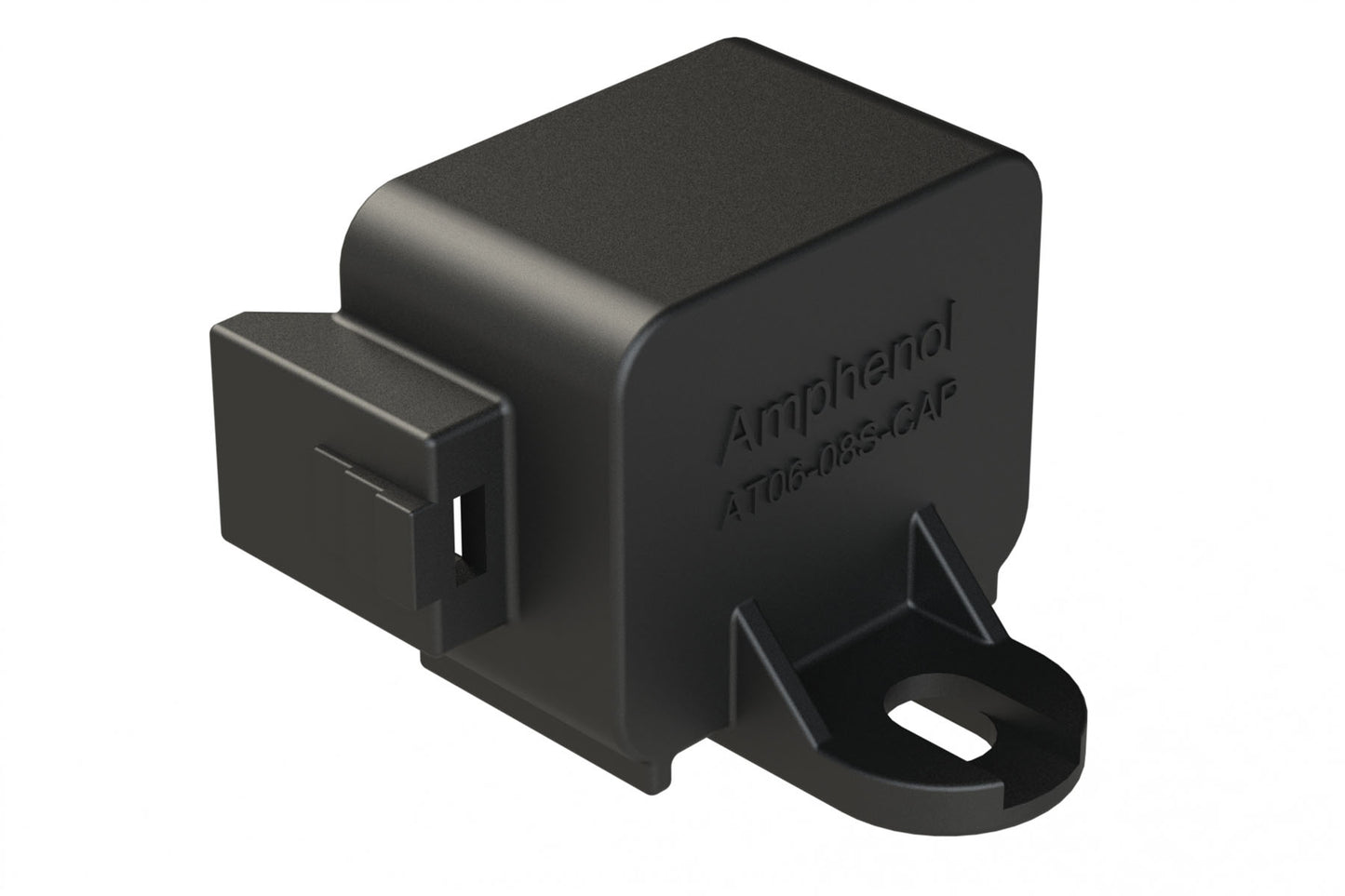 AT06-08S-CAP Protective Cover for 8-way Plug, Black. 1011-348-0805