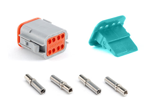 AT06-08SA-KIT01 8 Socket Plug, Wedge and Contacts Kit