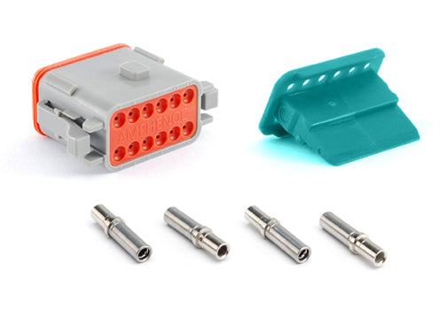 AT06-12SA-KIT01 12 Socket Plug, Wedge and Contacts Kit