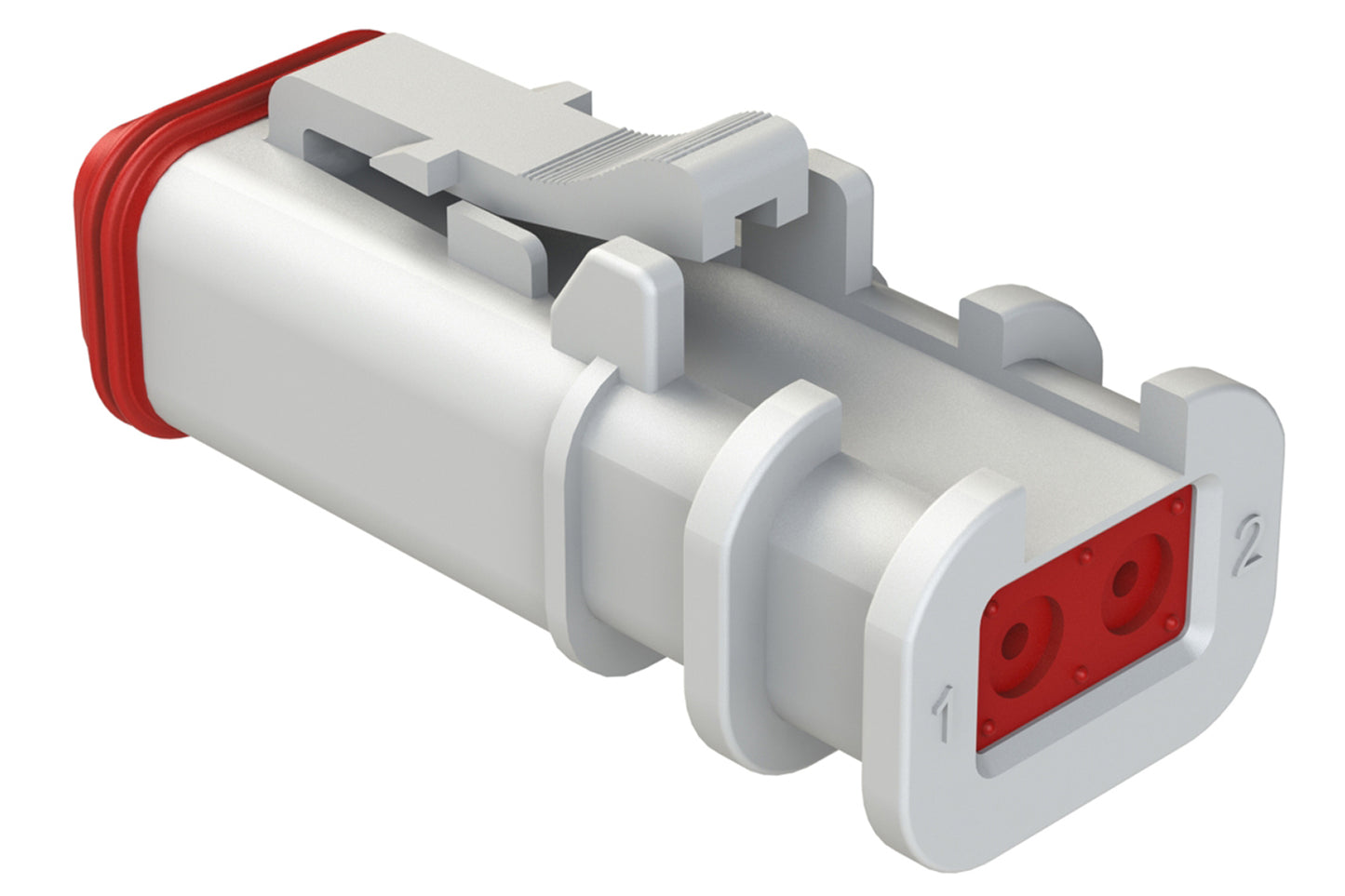 AT06-2S-OMWHT 2 Position, Plug, Socket, Structure Plus™, White