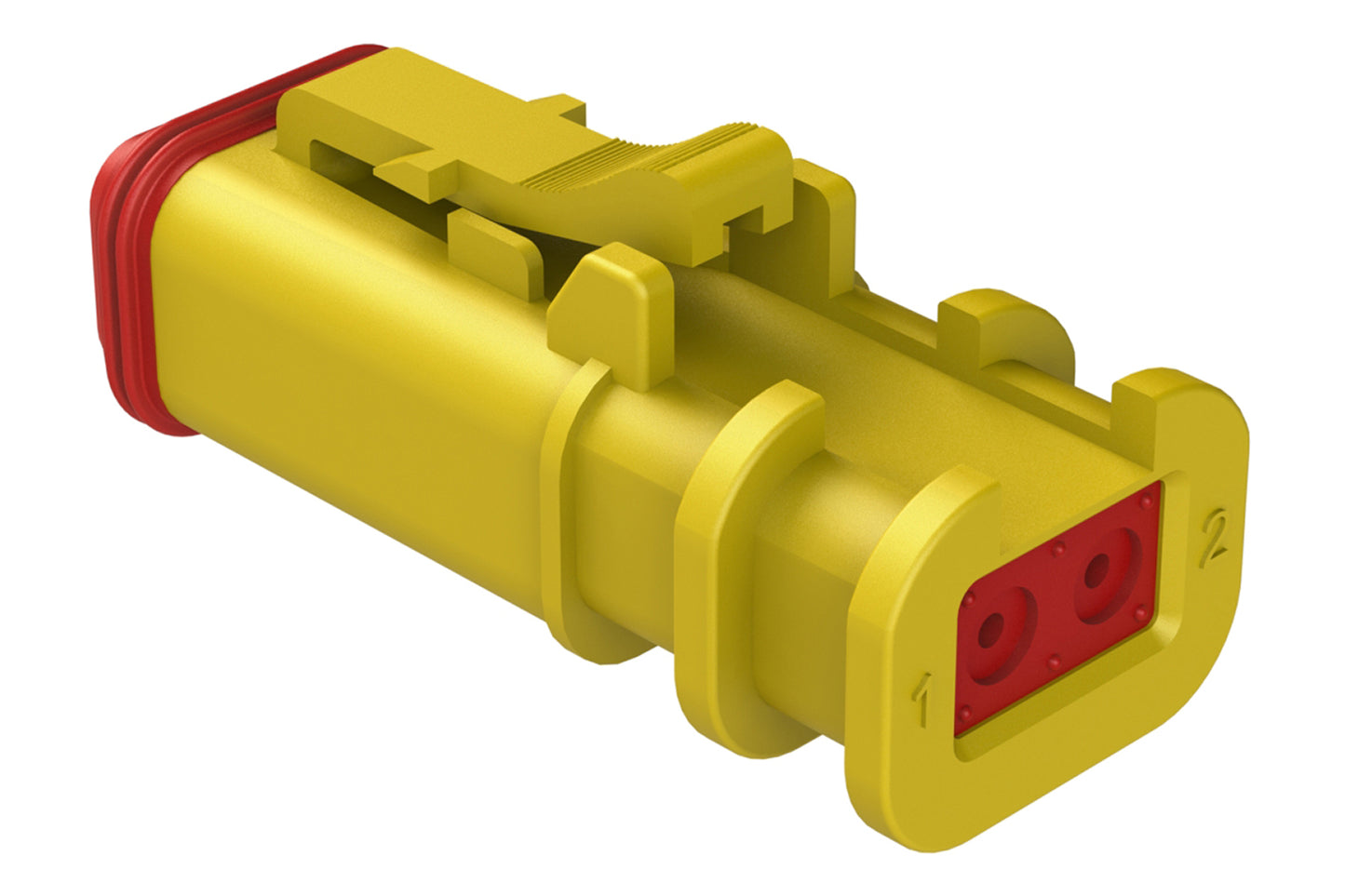 AT06-2S-OMYEL 2 Position, Plug, Socket, Structure Plus™, Yellow
