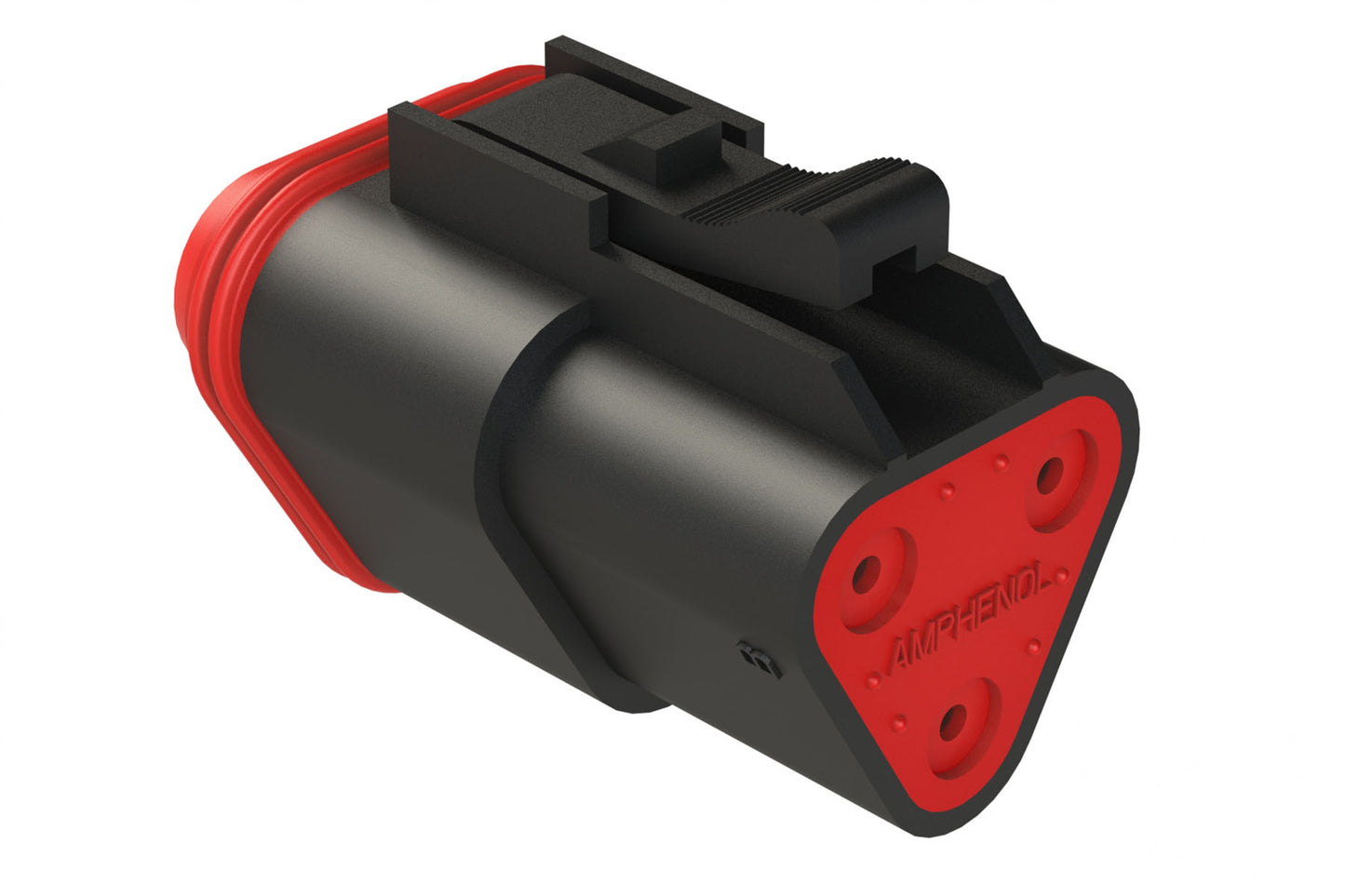 AT06-3S-BLK 3-Way Plug, Female Connector, Black. DT06-3S-E004, DT06-3S-P012